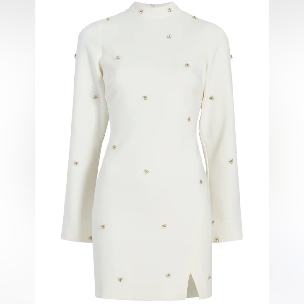 White Likely embellished dress. Worn once for an engagement party!